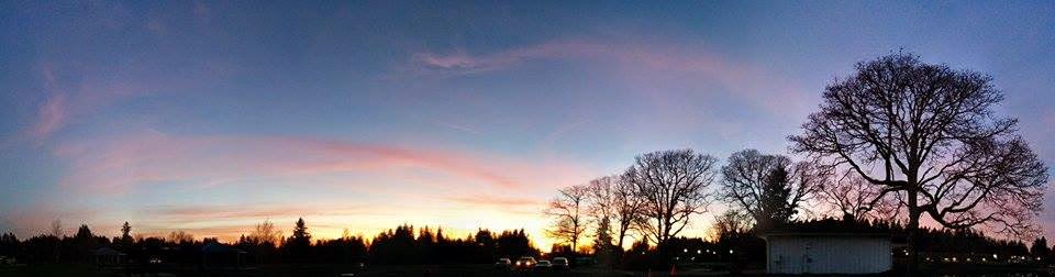 Sunset in Lacey Washington