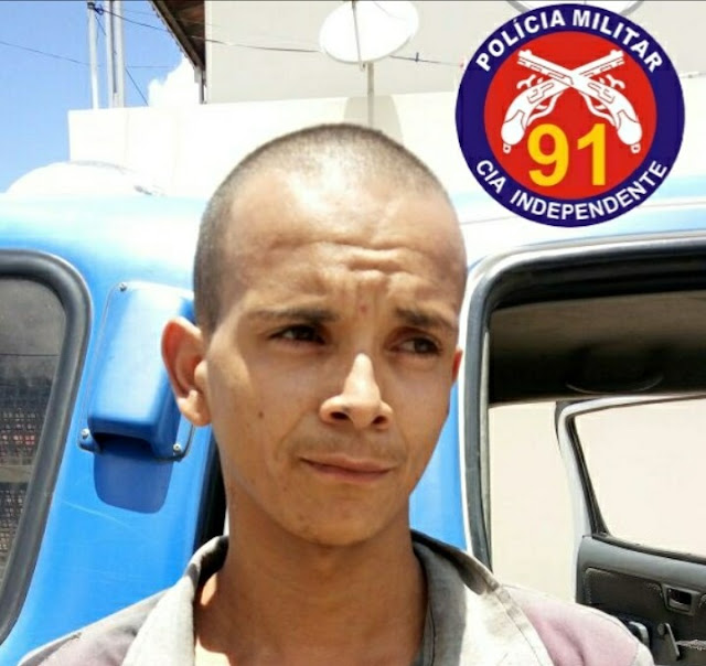 Polícia Militar captura fugitivo da justiça na cidade de Capim Grosso