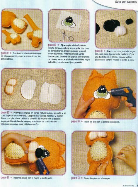 muñecos country paso a paso