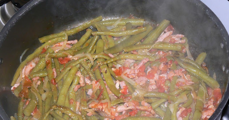 Ca Demenage En Cuisine Haricots Verts A L Etouffe