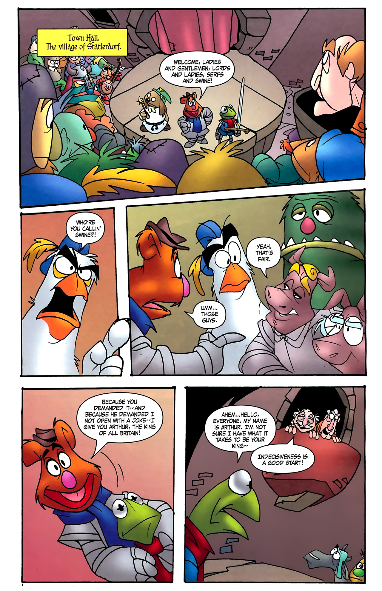 Read online Muppet King Arthur comic -  Issue #1 - 18