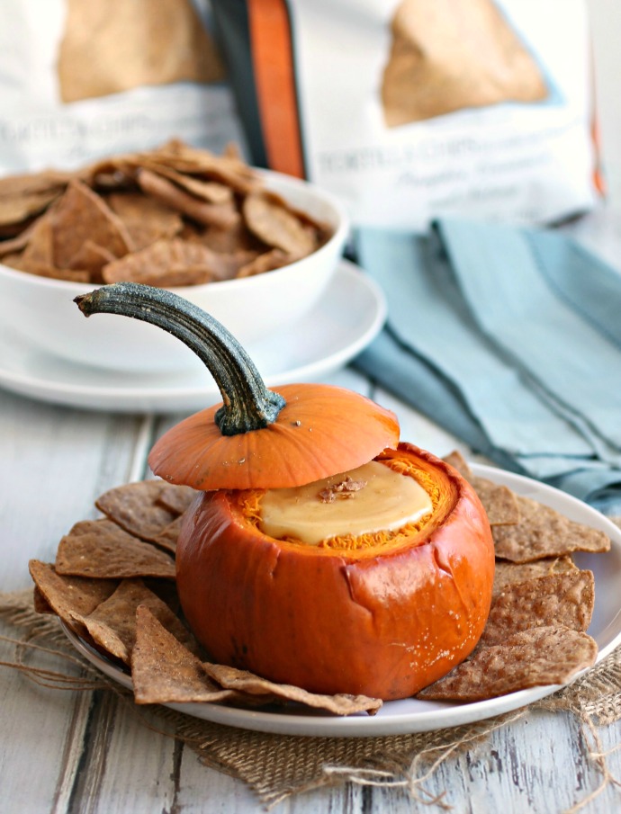 Hungry Couple Cheesy Pumpkin Fondue