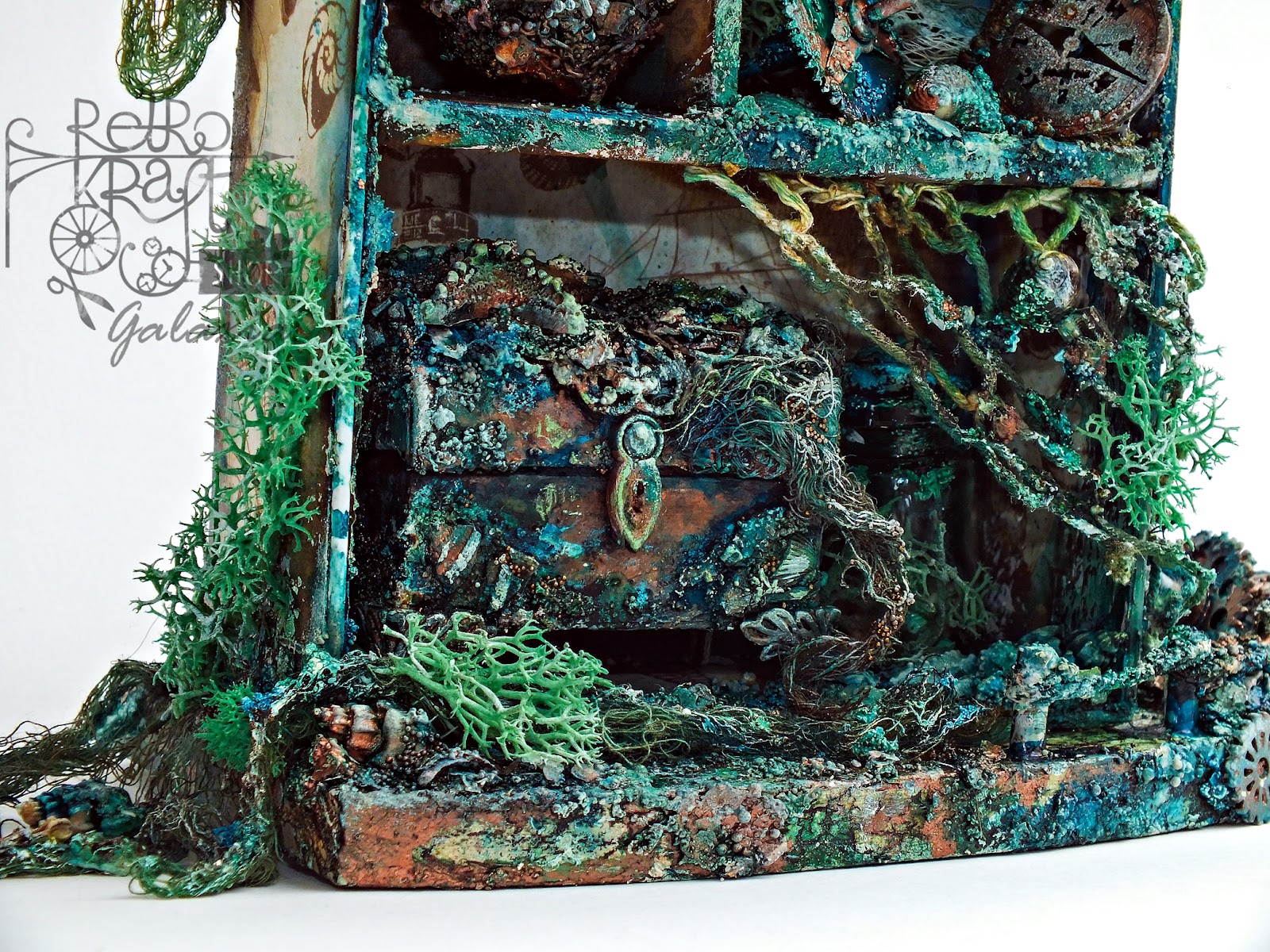 Jak zrobić shadow box z pudełka kurs video GalaxiaArt.pl