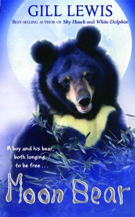 Gorgeous cute cover for Gill Lewis' novel Moon Bear