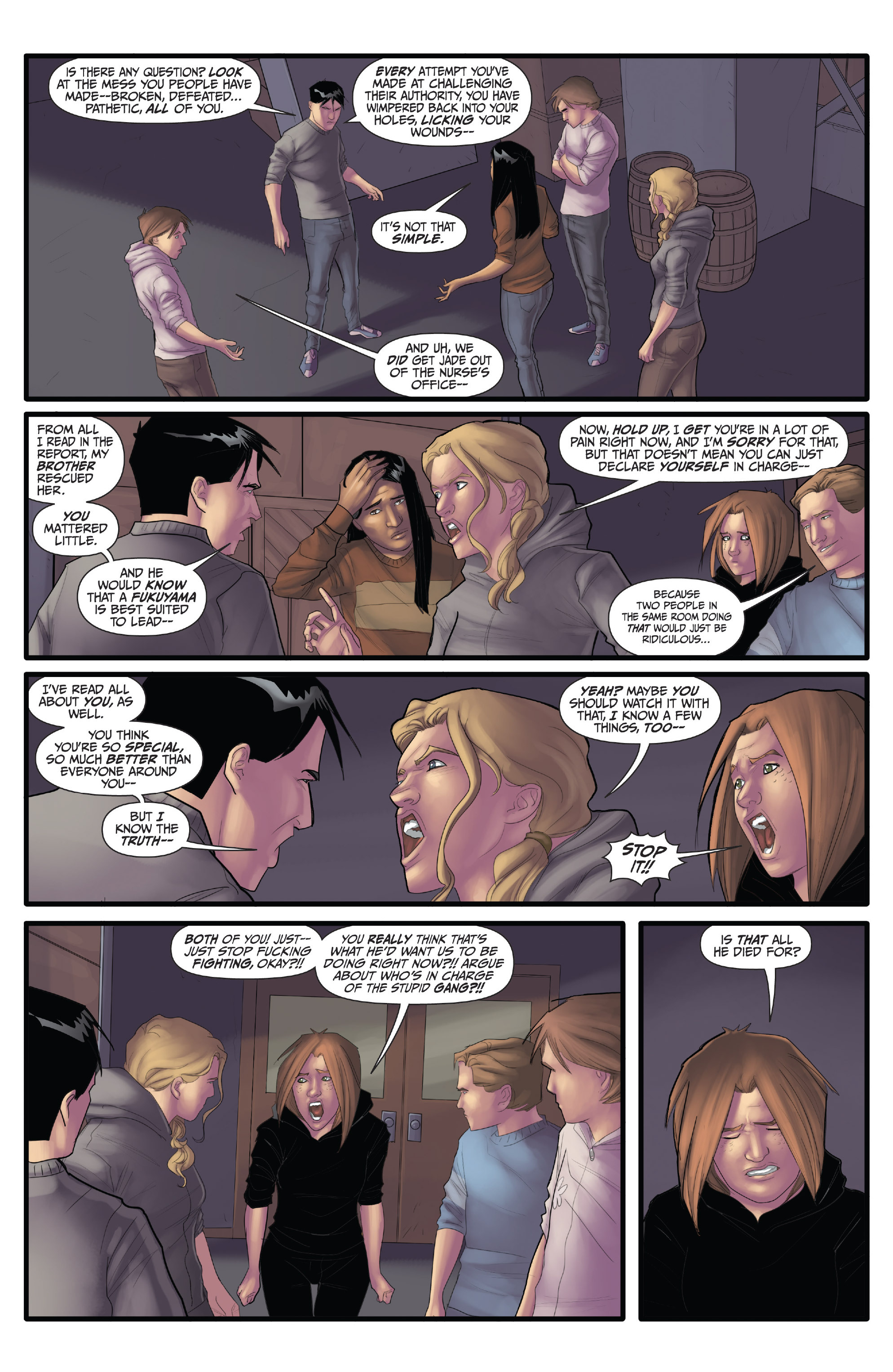 Read online Morning Glories comic -  Issue # _TPB 6 - 126