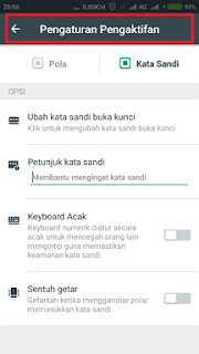 Cara Mengunci Aplikasi di Android Menggunakan AppLock Kembali ke pengaturan pengaktifan
