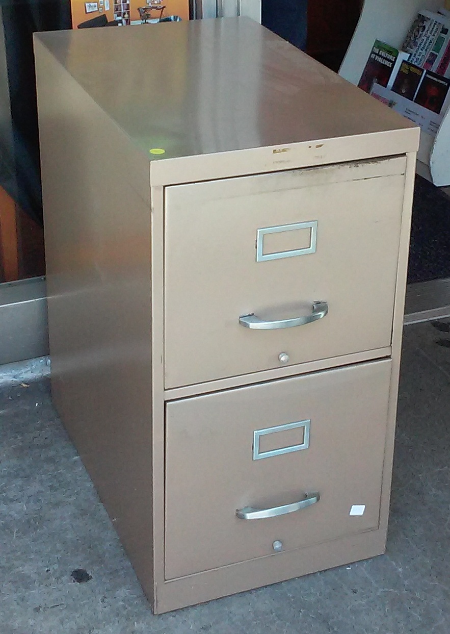 UHURU FURNITURE & COLLECTIBLES SOLD 5377 Tan 2Drawer Hanging File