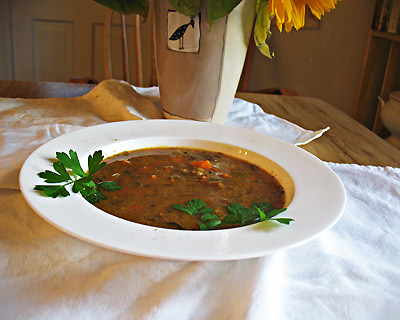 mulligatawny soup spicy Indian