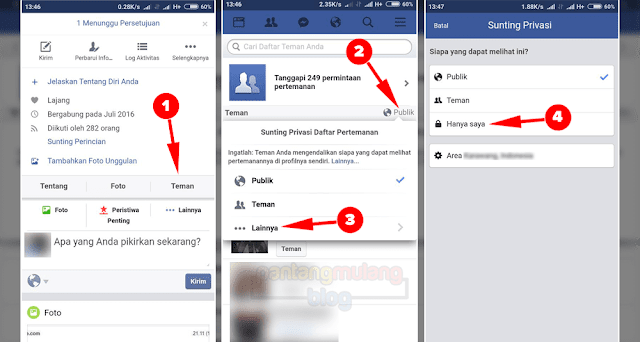 Cara Menyembunyikan Daftar Teman di Facebook Cara Menyembunyikan Daftar Teman di Facebook