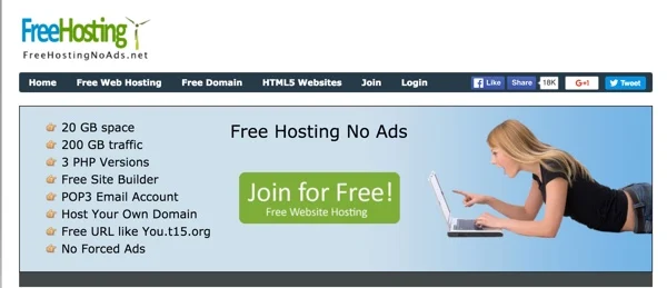 FreeHostingNoAds.net Top 4 Free Hosting Providers For Beginners to Learn WordPress : eAskme