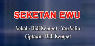 Lirik Lagu Seketan Ewu - Didi Kempot