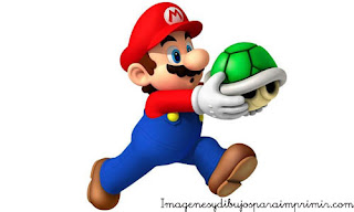 Mario eliminando los enemigos tortuga