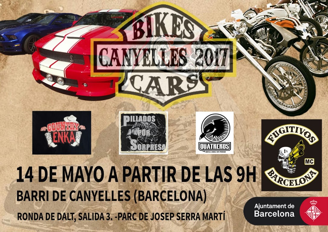 Bikes Canyelles 14%2Bde%2BMayo%2B%25E2%2580%2593%2BBikers%2BCars%2BCanyelles