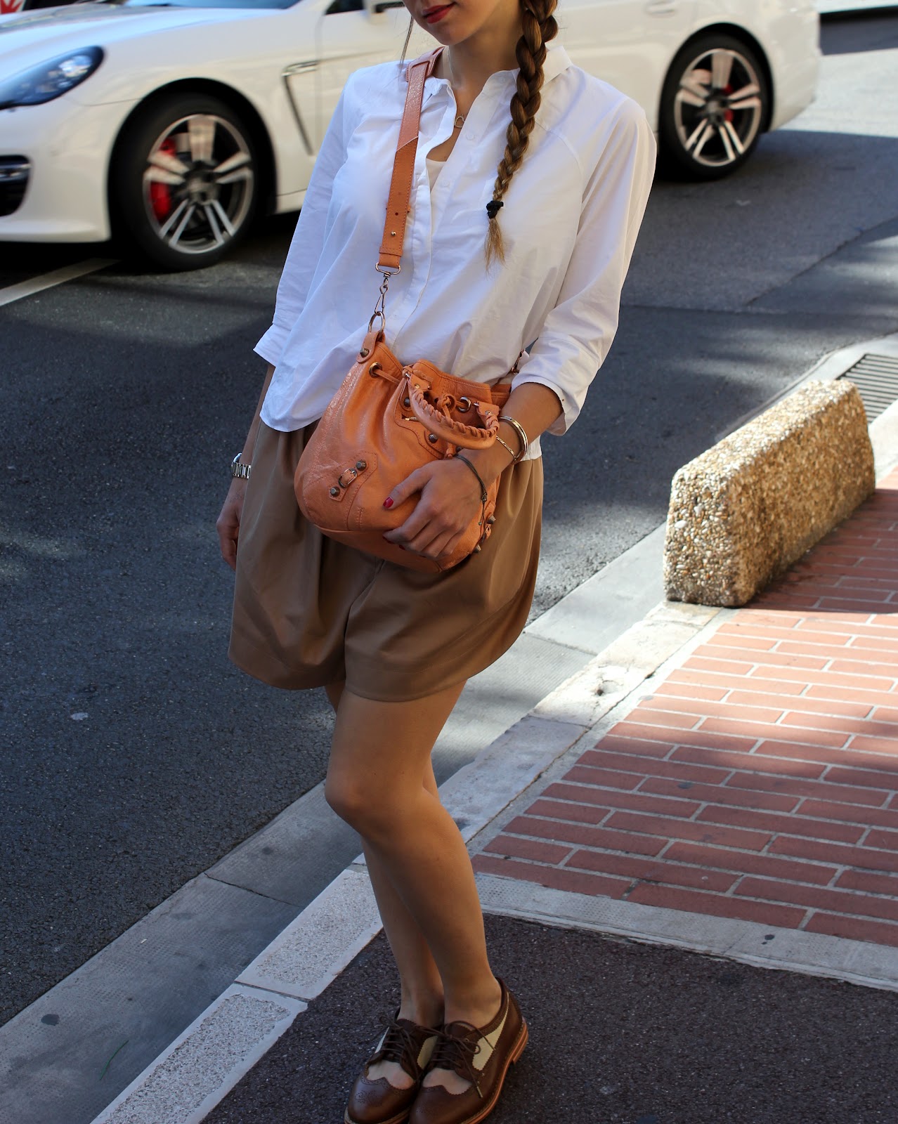 balenciaga mini pompon bag