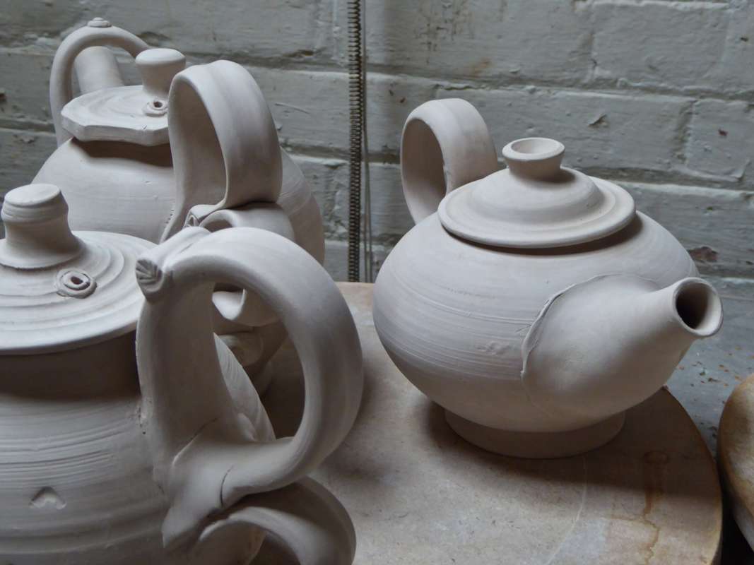 Teapots With Loopy Handles!