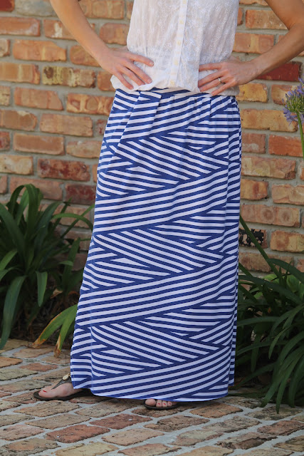 Seamingly Smitten: Knit Maxi Skirt Sewing Pattern for Women - Women's ...