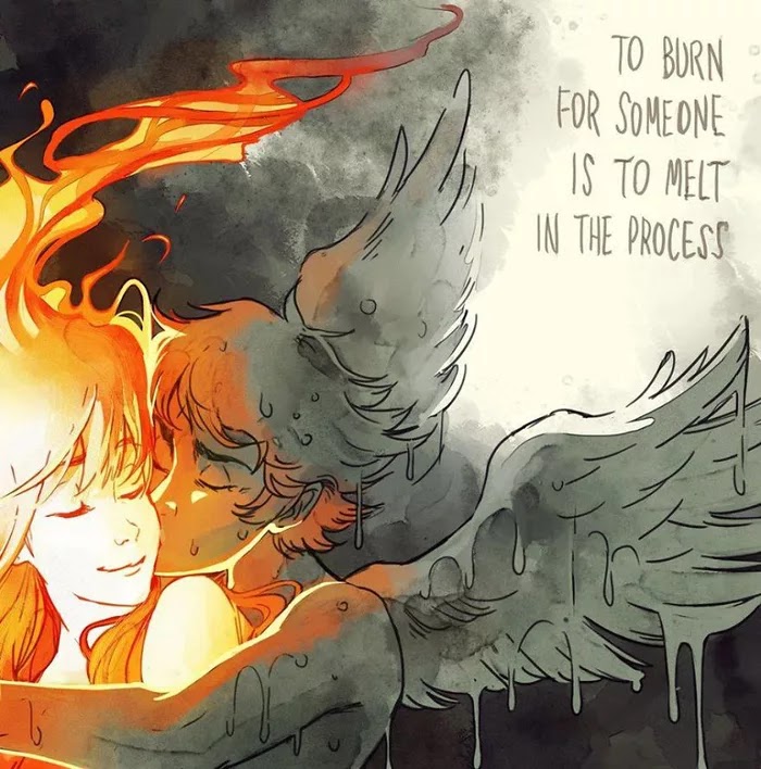 Brazilian Artist Beautifully Illustrates The Love Story Of Icarus And The Sun, Inspired By A Greek Myth Brazilian Artist Beautifully Illustrates The Love Story Of Icarus And The Sun, Inspired By A Greek Myth