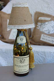 wine bottle lamp