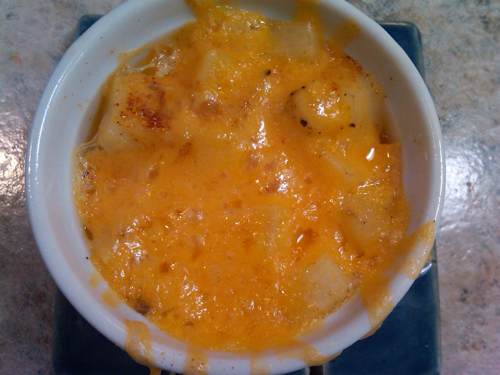 Michele's Woman Cave Au Gratin Potatoes in ramekins