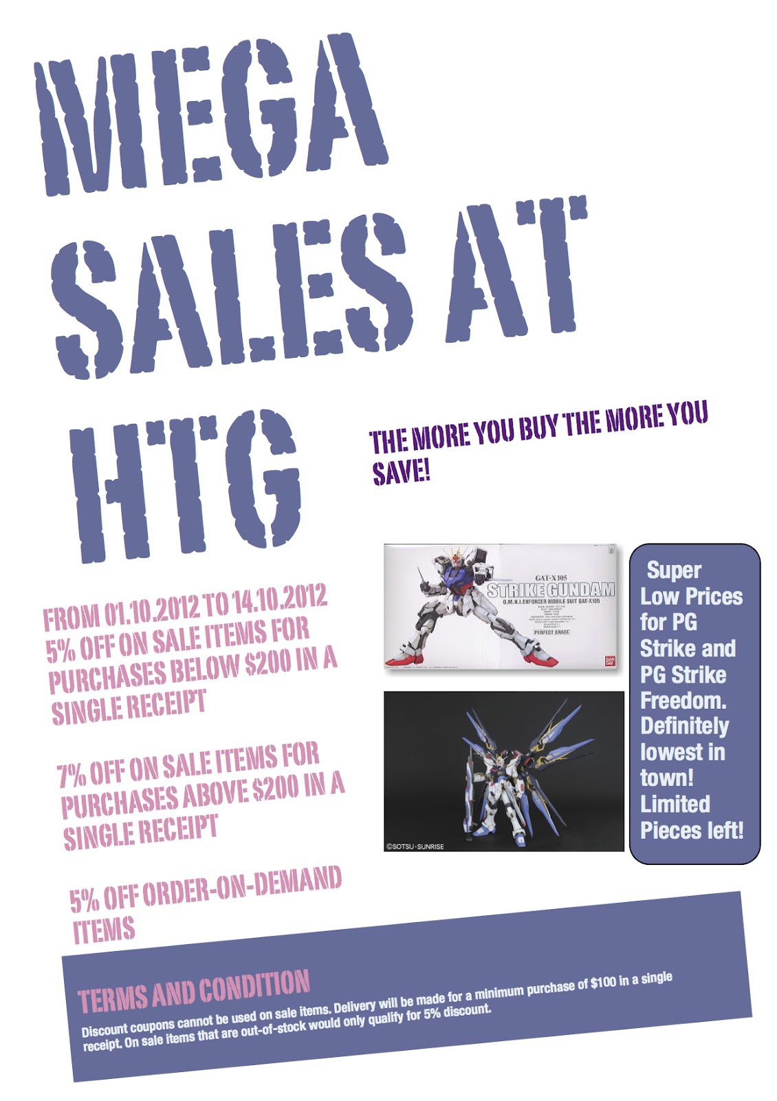 Singapore's Online Hobby Store Hobby The Gathering Mega sales at HTG