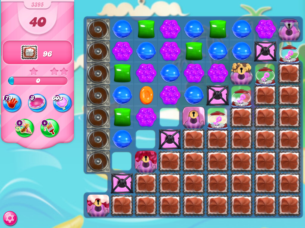 Candy Crush Saga level 3395 Candy Crush Saga level 3395