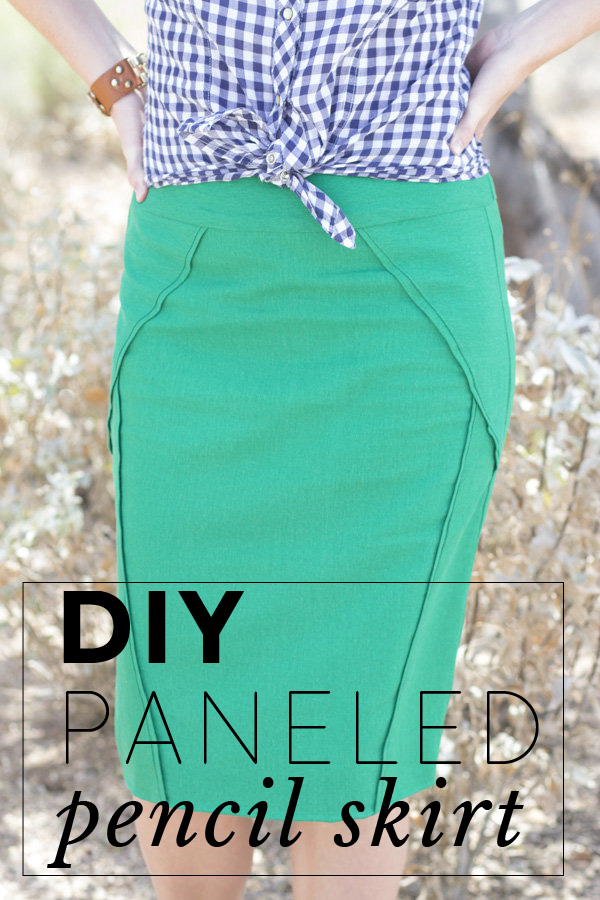 Diy Pencil Skirts - DIY Pencil Skirt & White Tank - Fashionably Fab ...