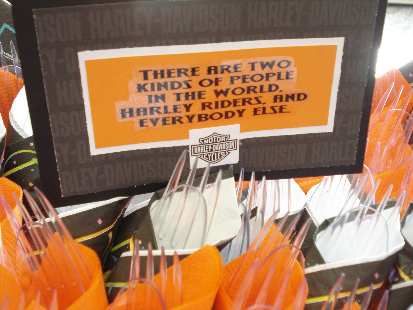 Our Hobby House: Harley Davidson 50th Birthday Party