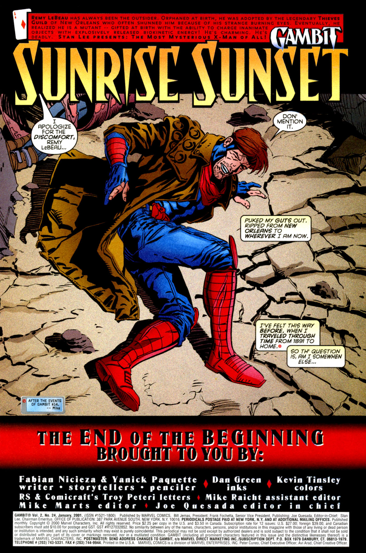 Read online Gambit (1999) comic -  Issue #24 - 2