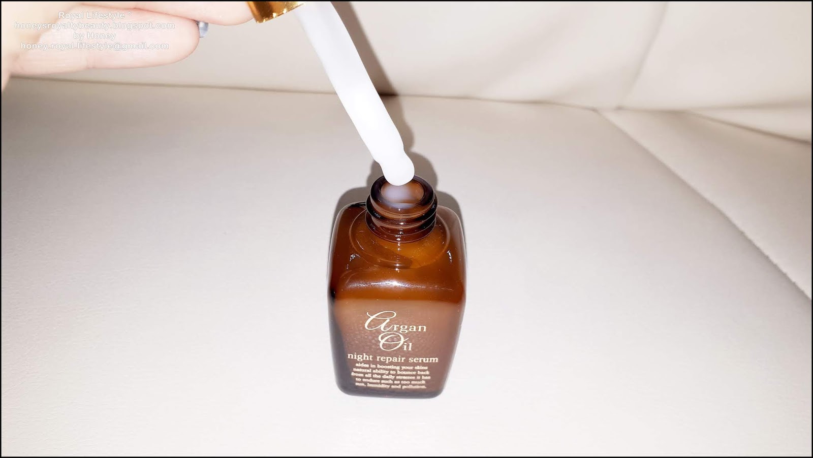 Royal Lifestyle Argan oil night repair serum