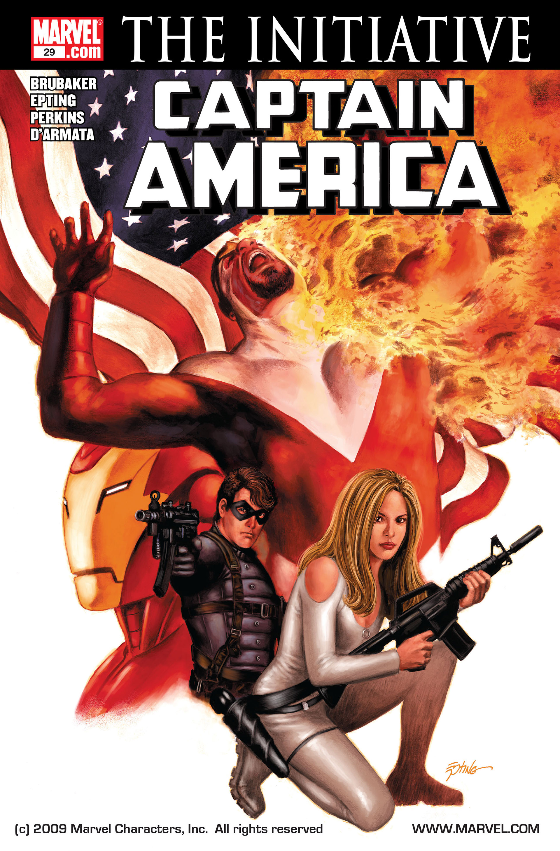 Read online Captain America (2005) comic -  Issue #29 - 1