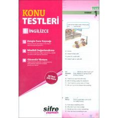 Şifre Yayınları 8.Sınıf İngilizce Konu Testleri Şifre Yayınları 8.Sınıf İngilizce Konu Testleri