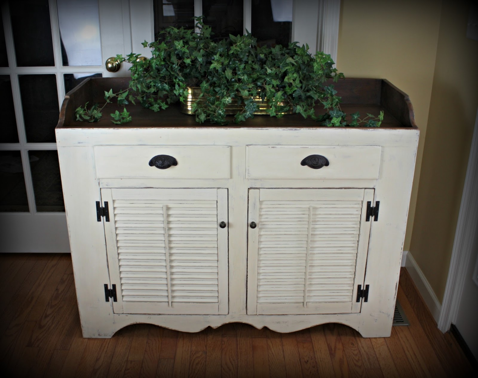 Dated Dry Sink Cabinet Gets A Makeover
