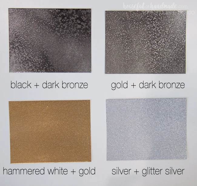 How to Turn Paper into Faux Metal to Cut with Silhouette CAMEO