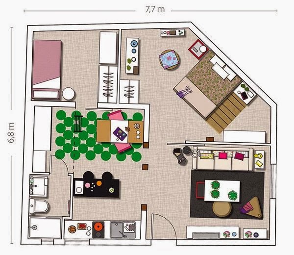 Pequeño ático recuperado a la perfección | Decoración