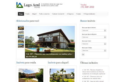 Imobiliária Lago Azul - Araçoiaba da Serra