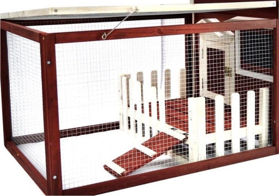 Rabbit Pet Lover Rabbit Cage White Picket Fence Rabbit Hutch