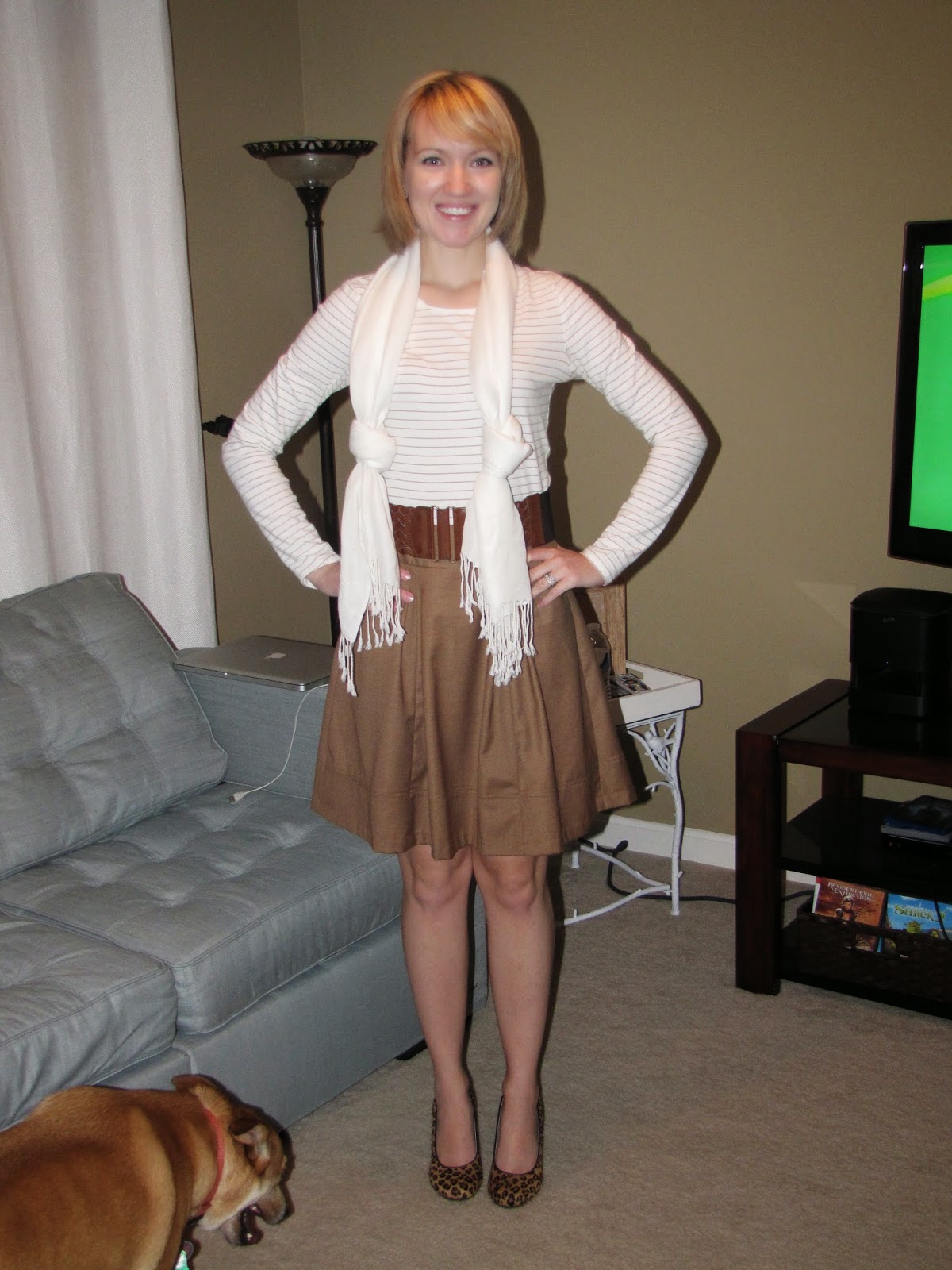 A Little Bit Of Wowe Teacher Style Khaki Skirt Inspiration