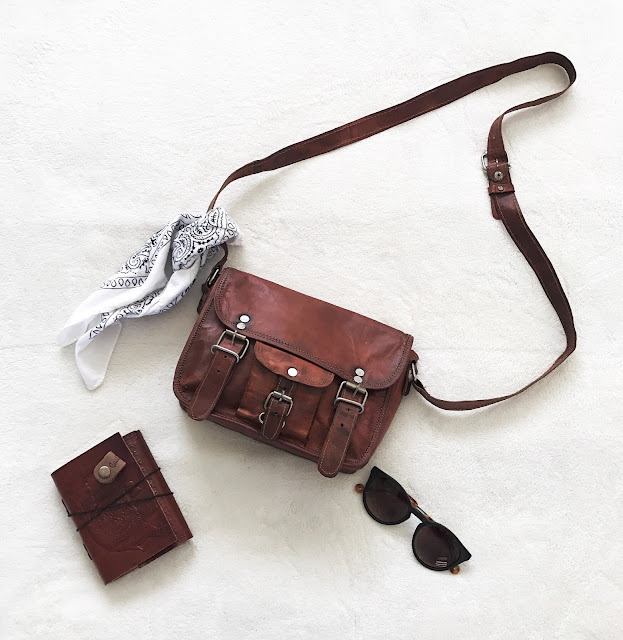 naturally tanned leather purse by Gusti Leder