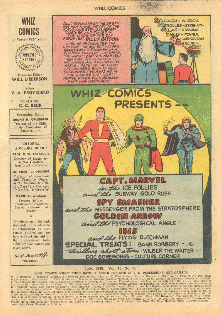 Read online WHIZ Comics comic -  Issue #76 - 3