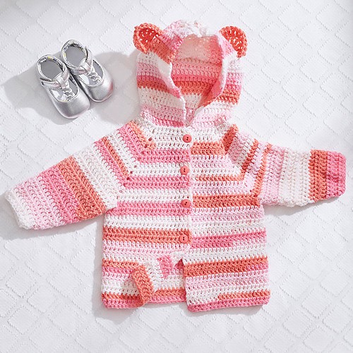 Beautiful Skills Crochet Knitting Quilting Baby Bear Crochet Hoodie