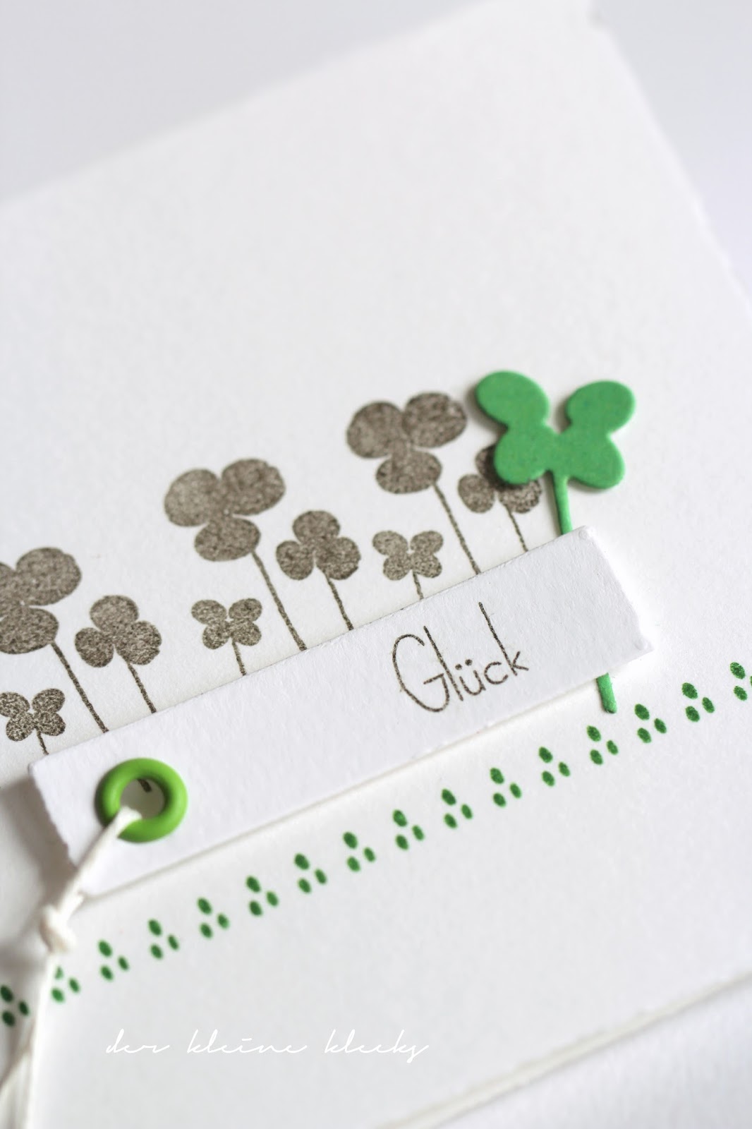 der kleine klecks Glück ist gar nicht mal so selten...