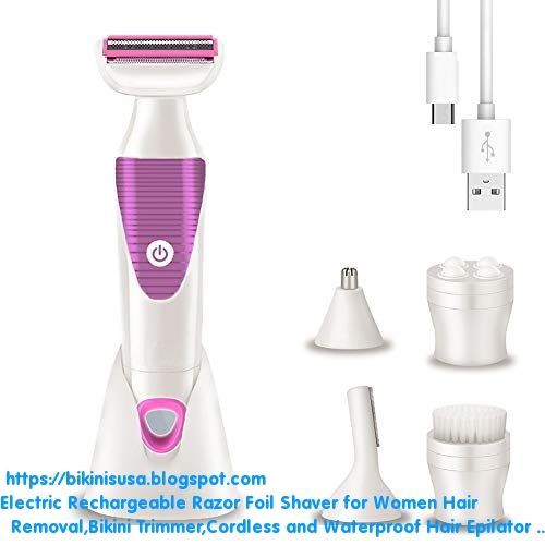 ▷ 10 BEST Electric Rechargeable Razor Foil Shaver for Women Hair 