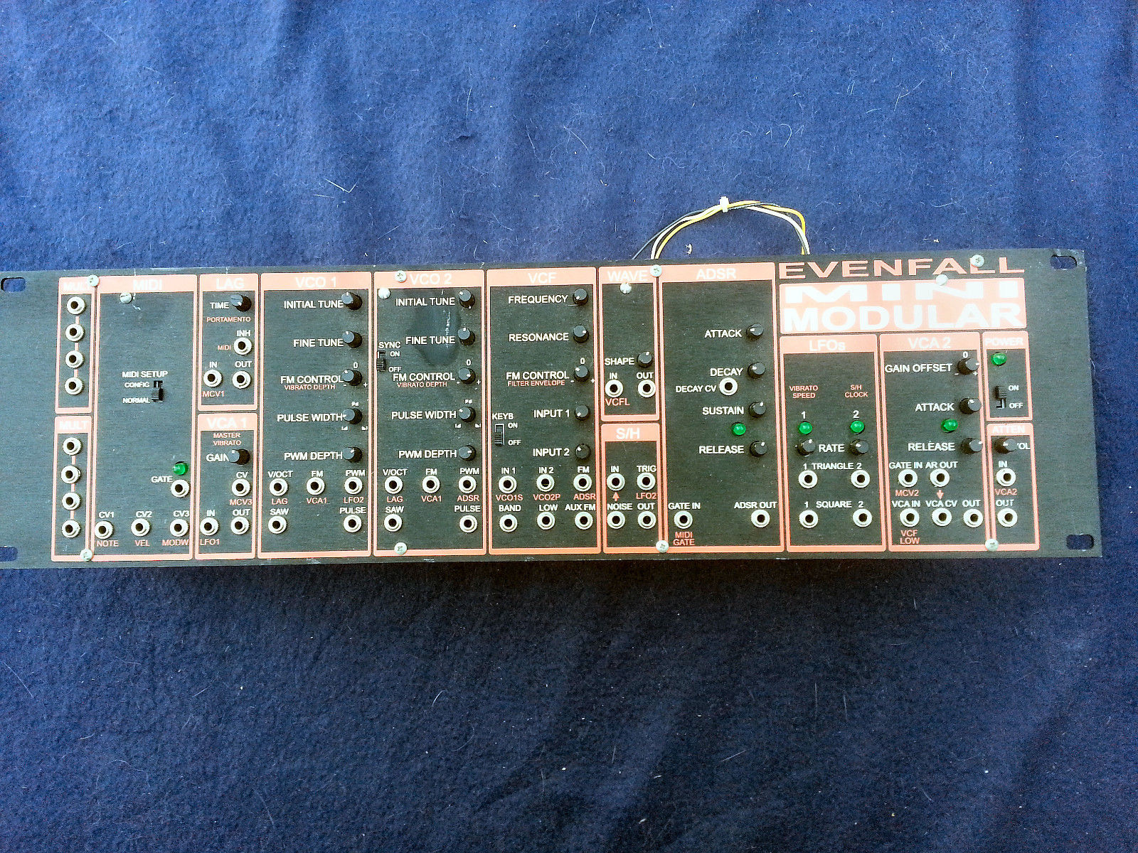 MATRIXSYNTH Evenfall Mini Modular Rare Analog 2 Oscillator Synthesizer