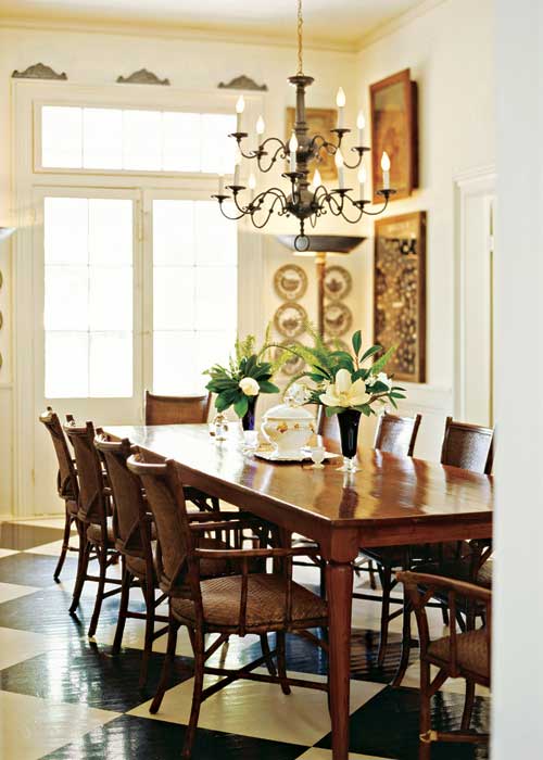 New Home Interior Design: Country Dining Rooms