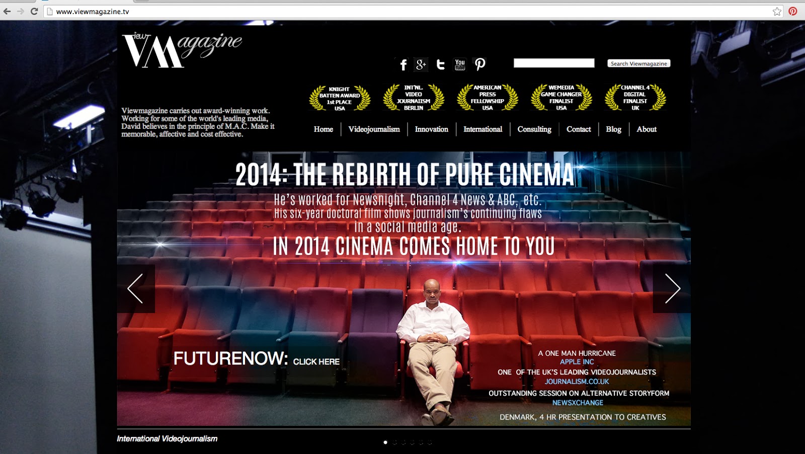FUTURE STORYTELLING Viewmagazine.tv The New Cinema Videojournalism