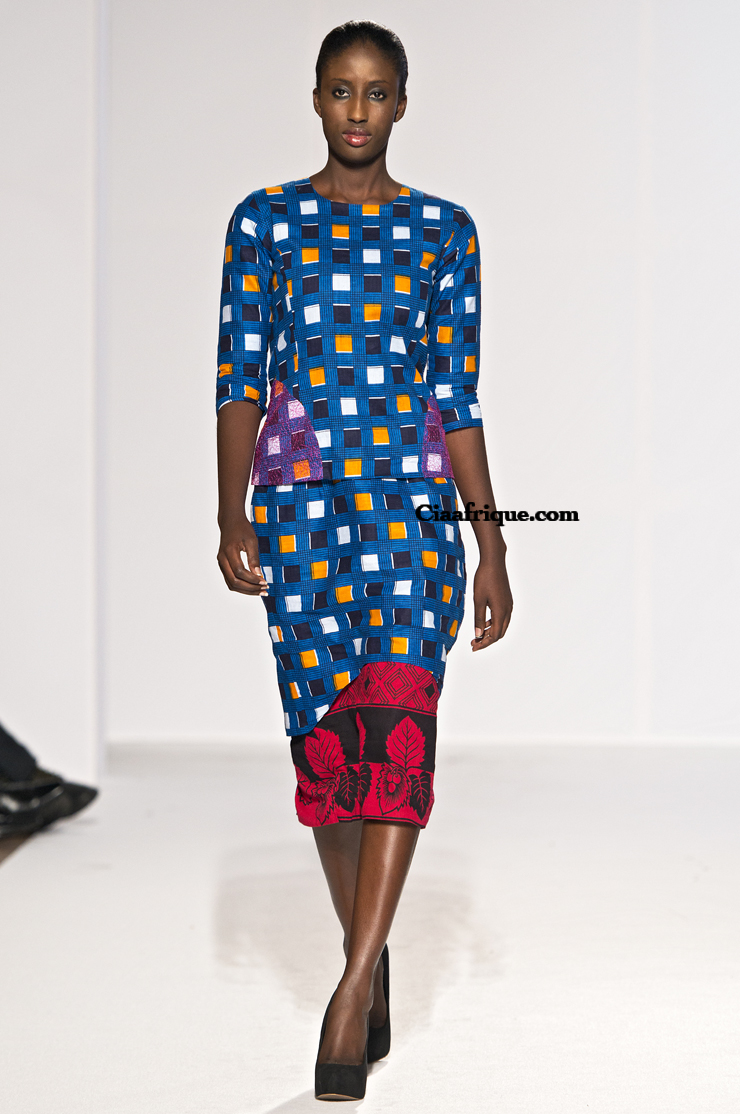 Labo-ethnik 2012:Chichia london-African fashion style kitenge-khanga dress