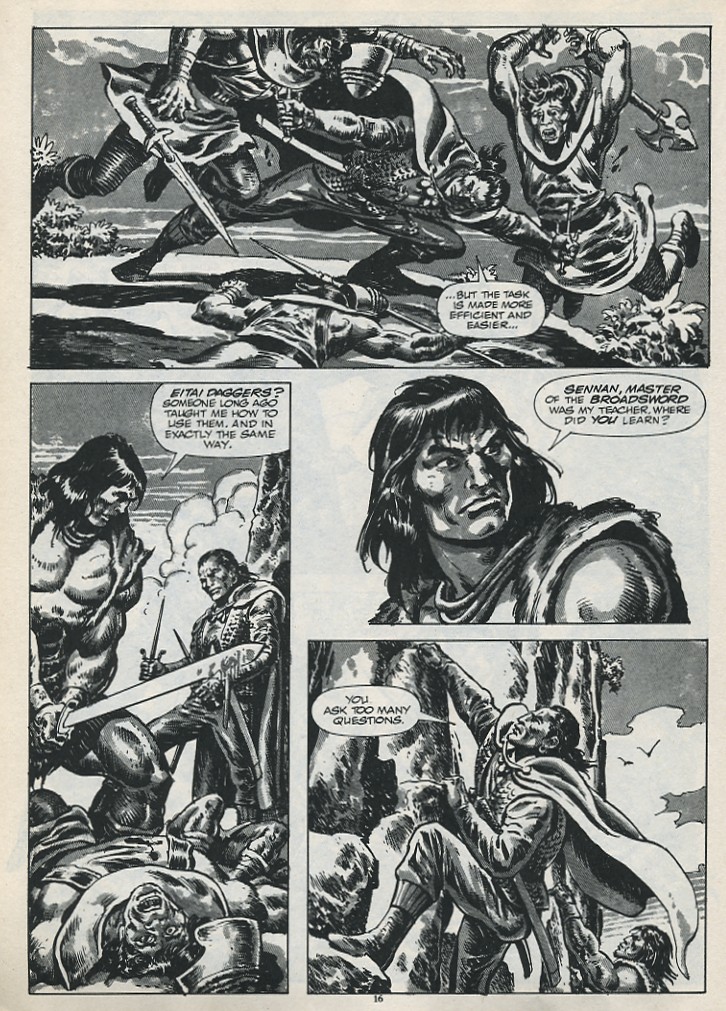 Read online The Savage Sword Of Conan comic -  Issue #187 - 18