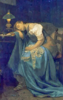 http://commons.wikimedia.org/wiki/File:Angelo_Trezzini_-_A_Tired_Seamstress.jpg