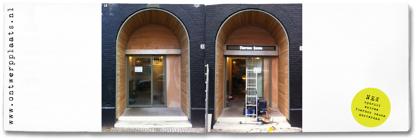 ontwerpplaats bni Thermos sauna Amsterdam