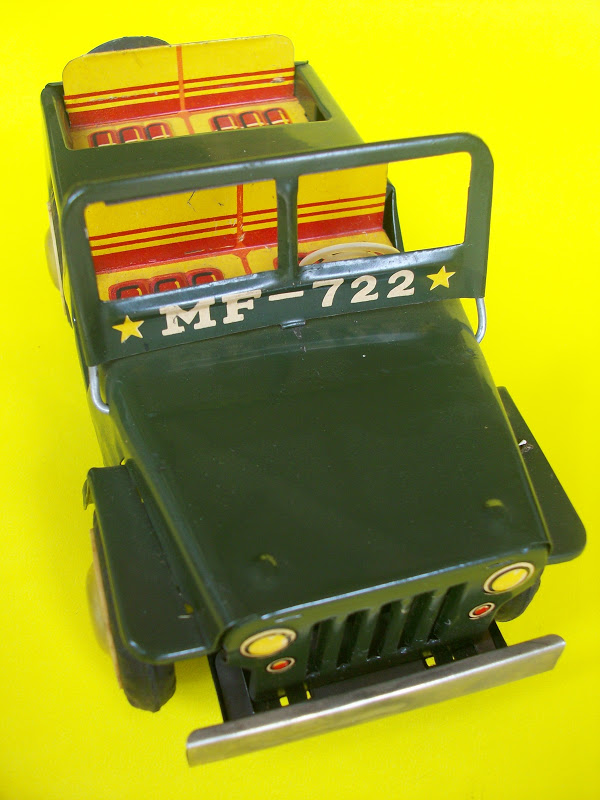 serba vintage Jeep willys tin toys for sale..